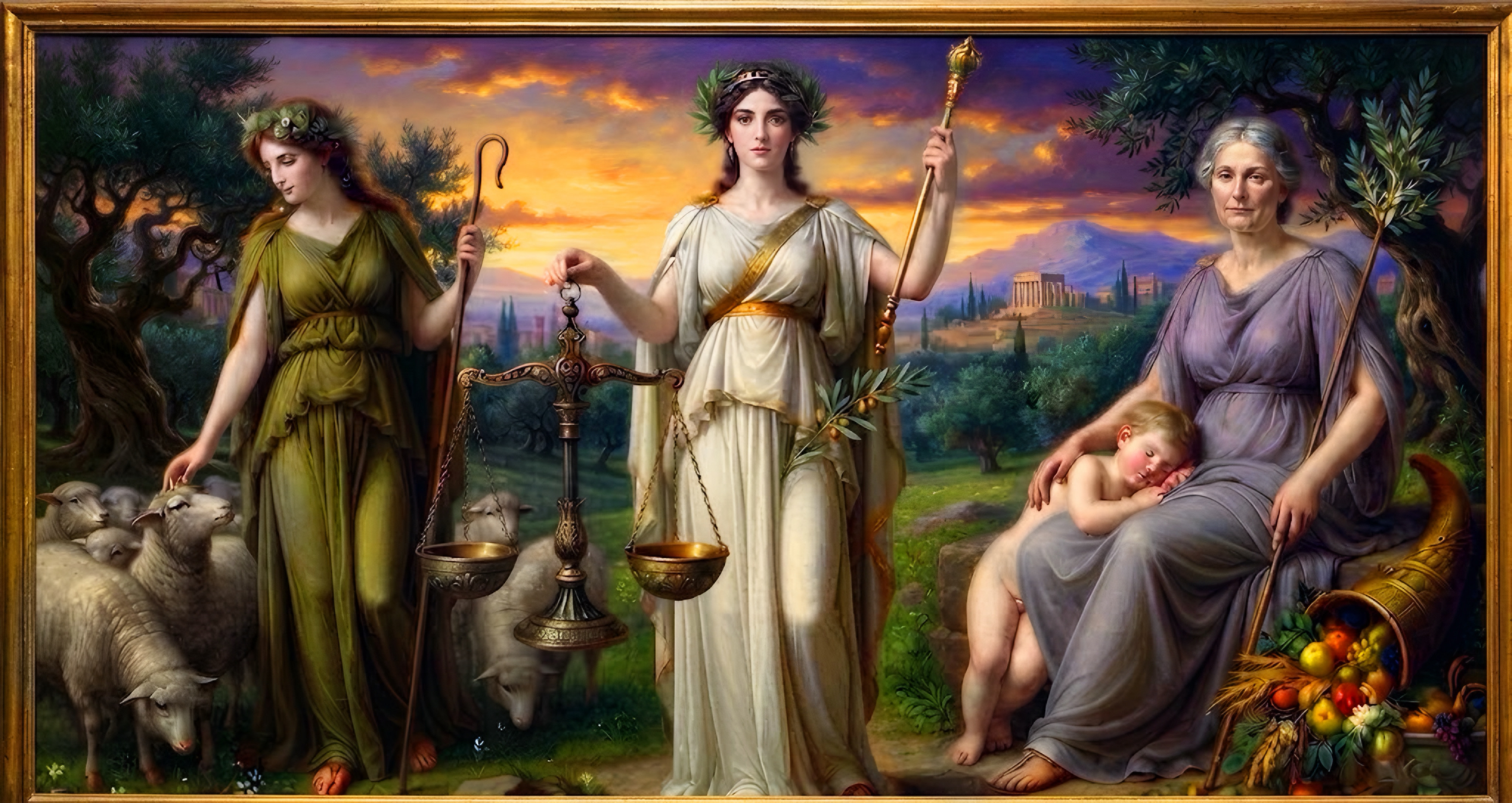 Three Daughters of Themis: What Mythology Teaches About Inner Peace