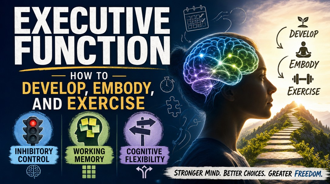 Executive Function: How to Develop, Embody, and Exercise Inhibitory Control, Working Memory, and Cognitive Flexibility