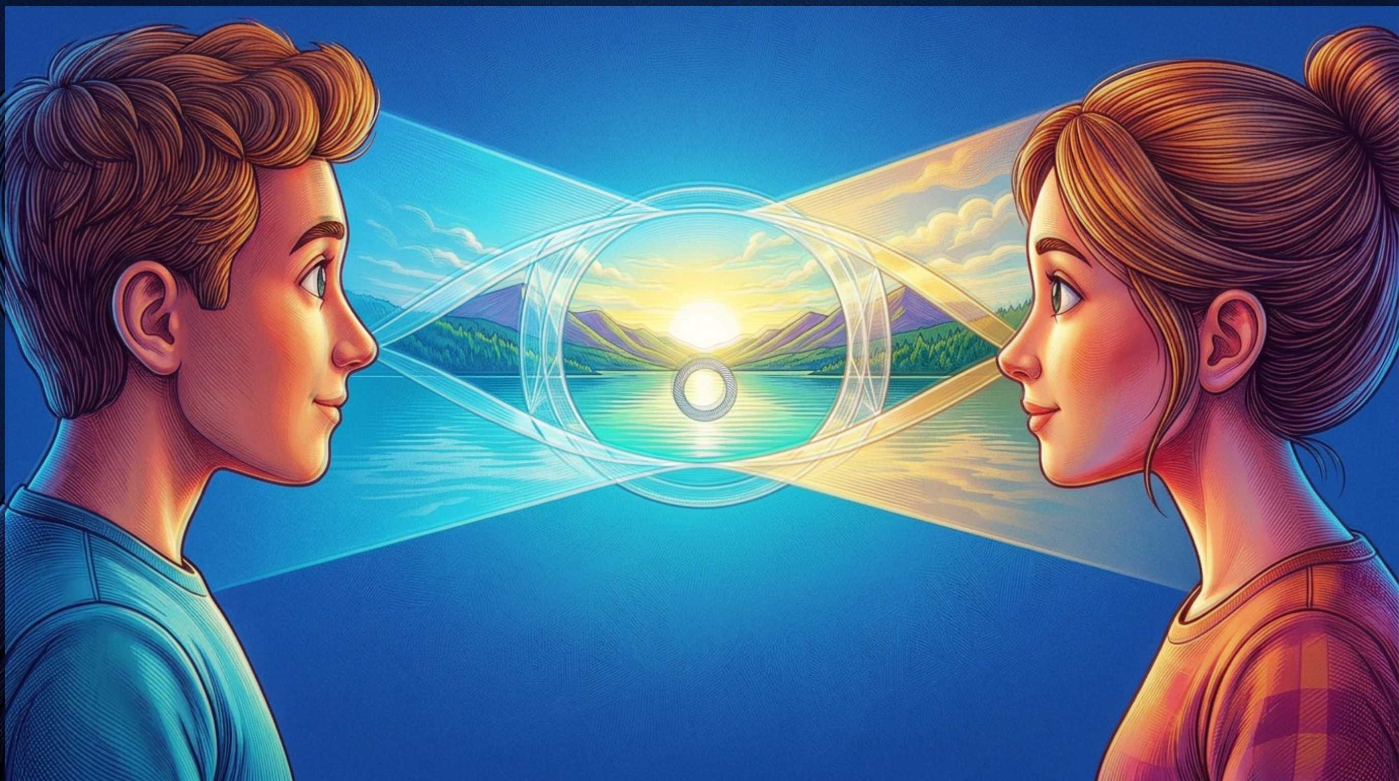 The Flicker Across the Table: How Perspective-Taking Works